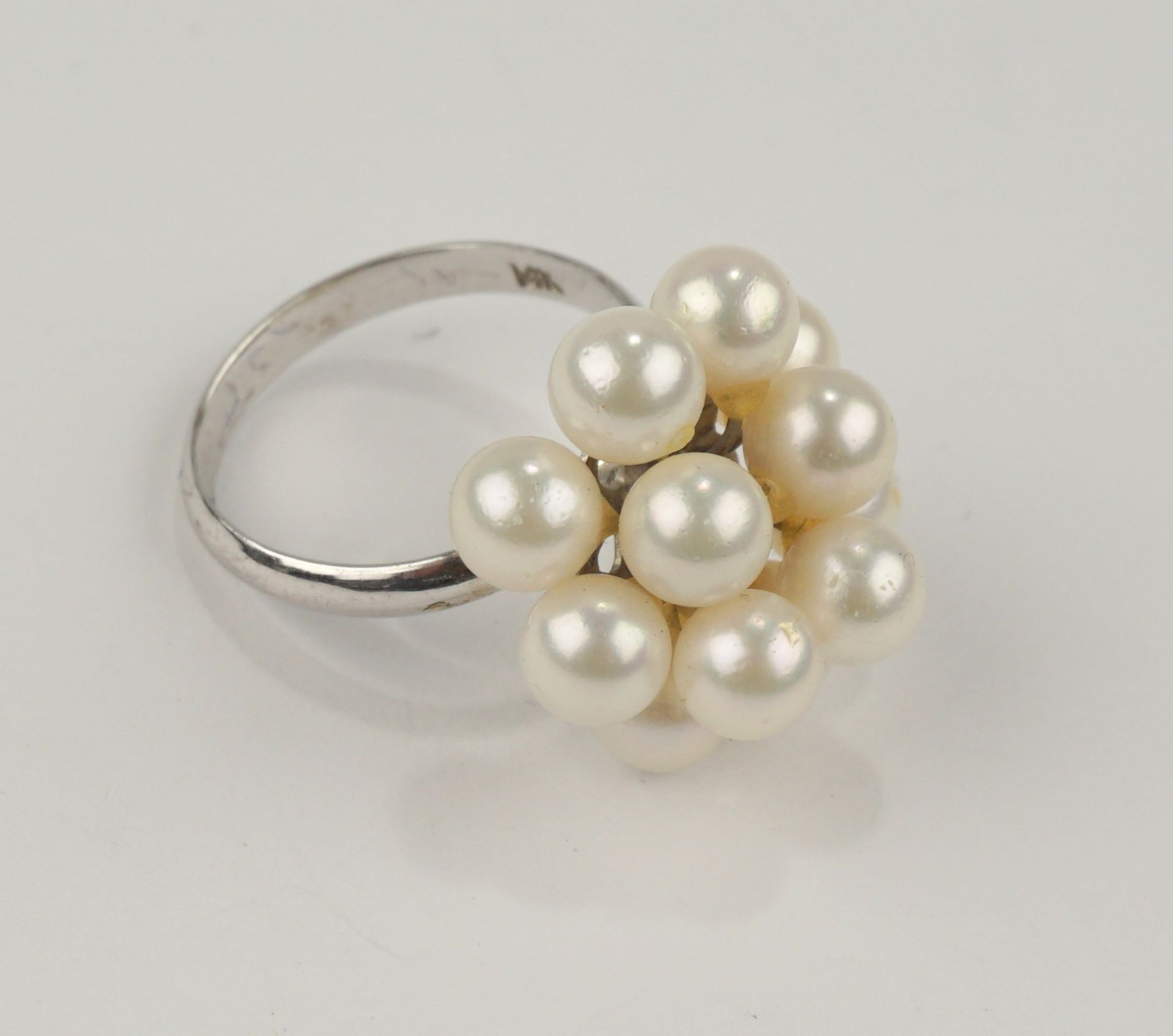 Ring mit Perlen, 14K (585er Gold), Pacific Pearls, Hong Kong