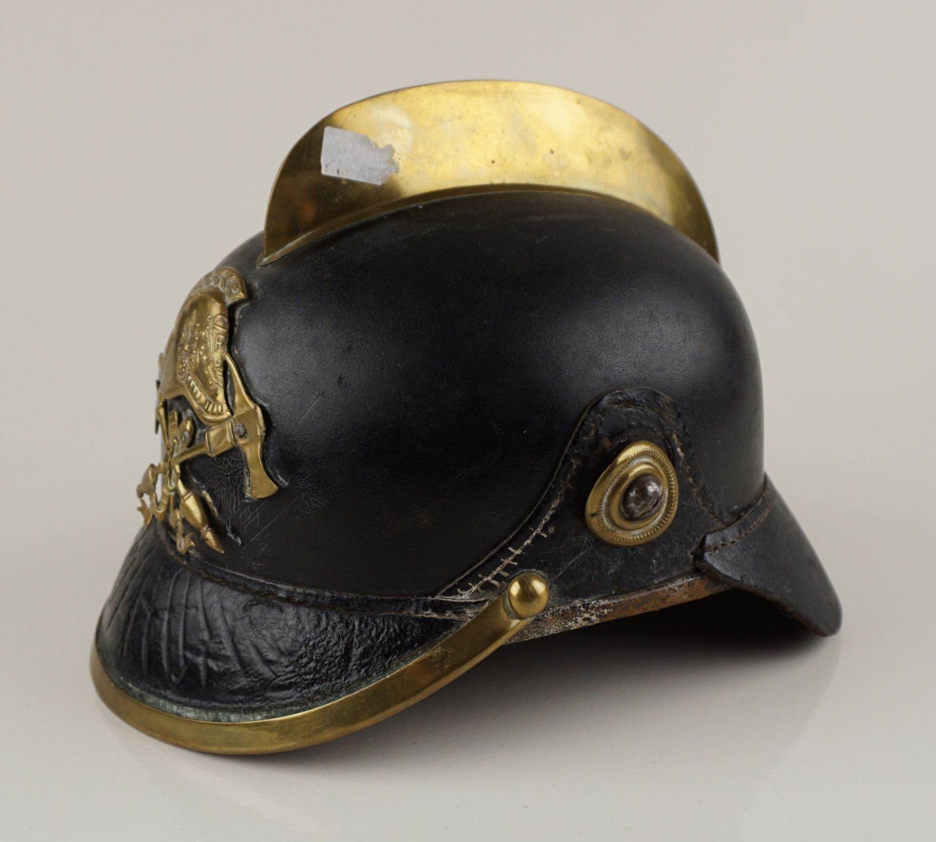 Feuerwehrhelm, um 1900 - Bild 3 aus 4