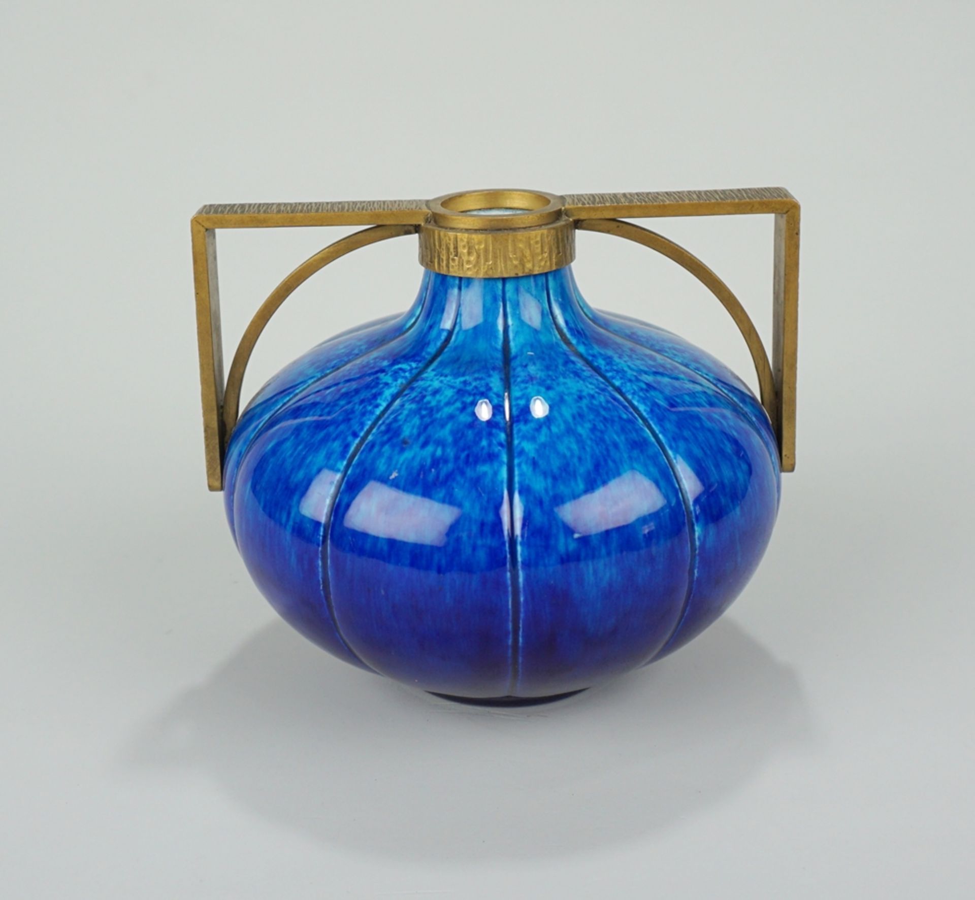 Vase mit Messingmontierung, Paul Jean Milet (1870-1950), Sèvres, 1930er Jahre