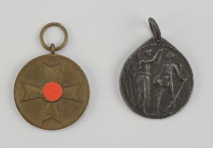 Kriegsverdienst-Medaille 1939, WK II und Deutsche Ehrendenkmünze des Weltkrieges, WK I