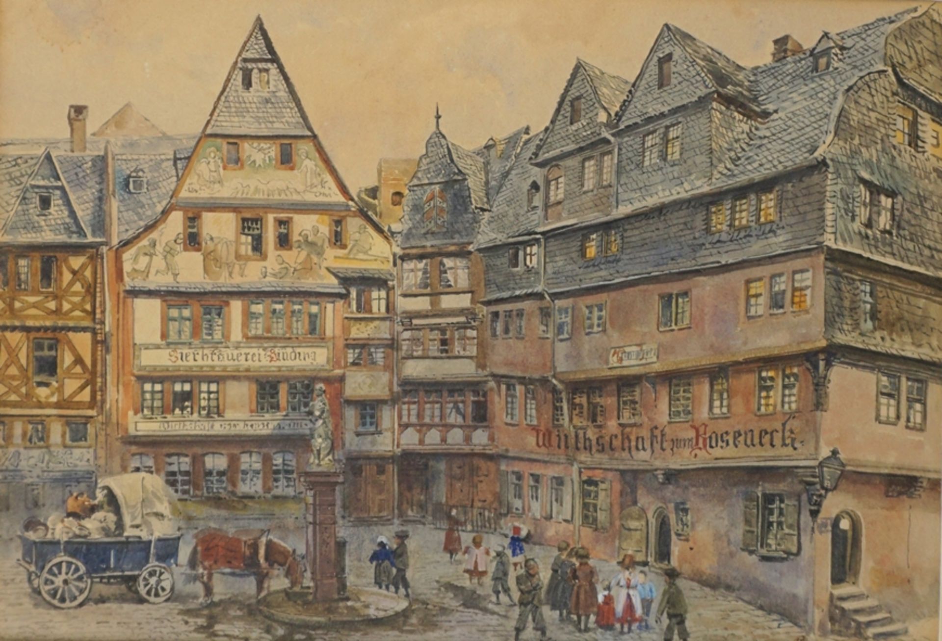 Peter Woltze "Roseneck in Frankfurt am Main"