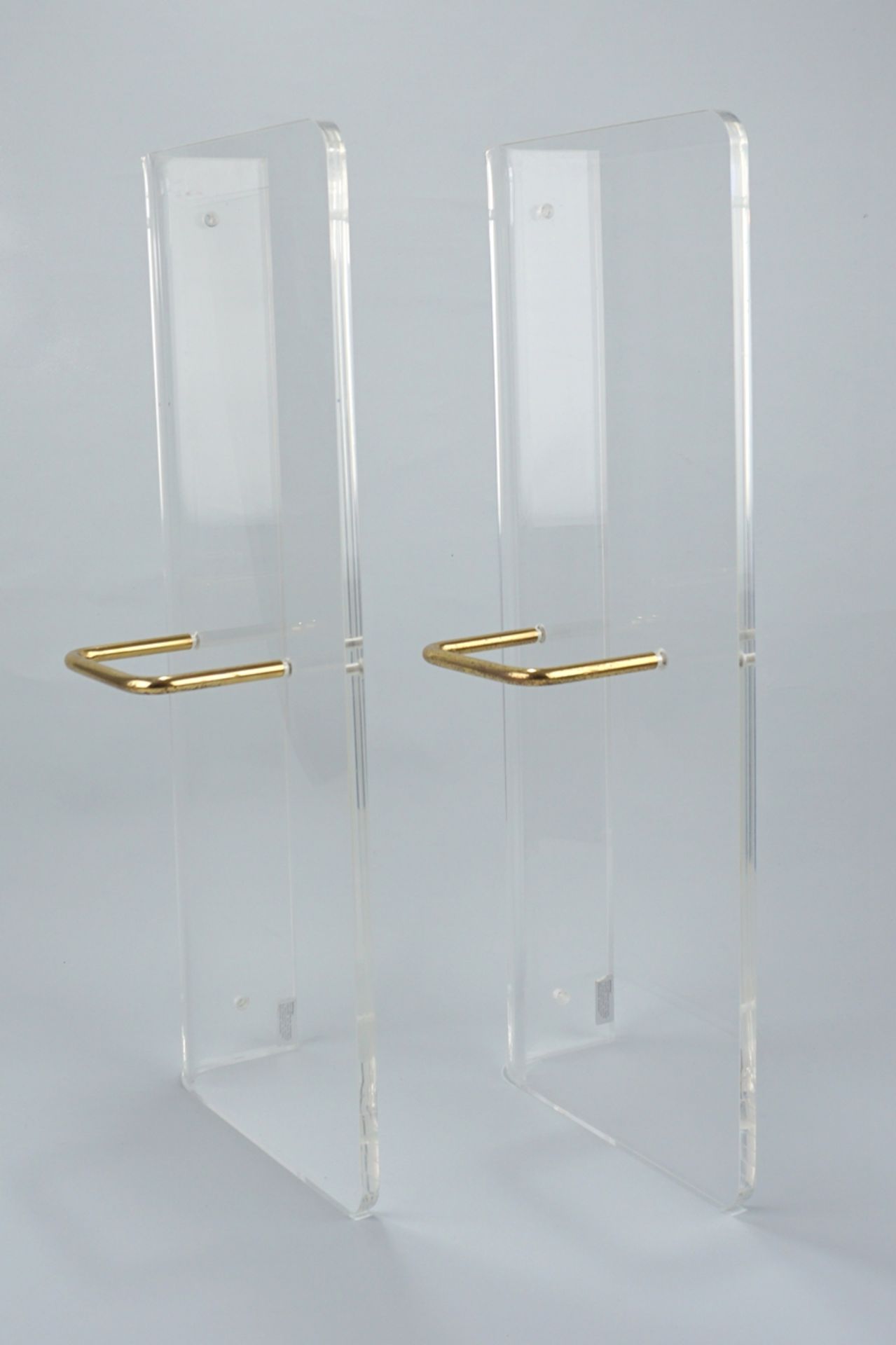 2 Acrylglas-Garderoben, 1970er Jahre - Image 2 of 2
