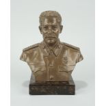 Schulterbüste Josef W. Stalin, Bronze