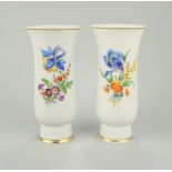 Paar Vasen, Deutsche Blume, Meissen, nach 1934