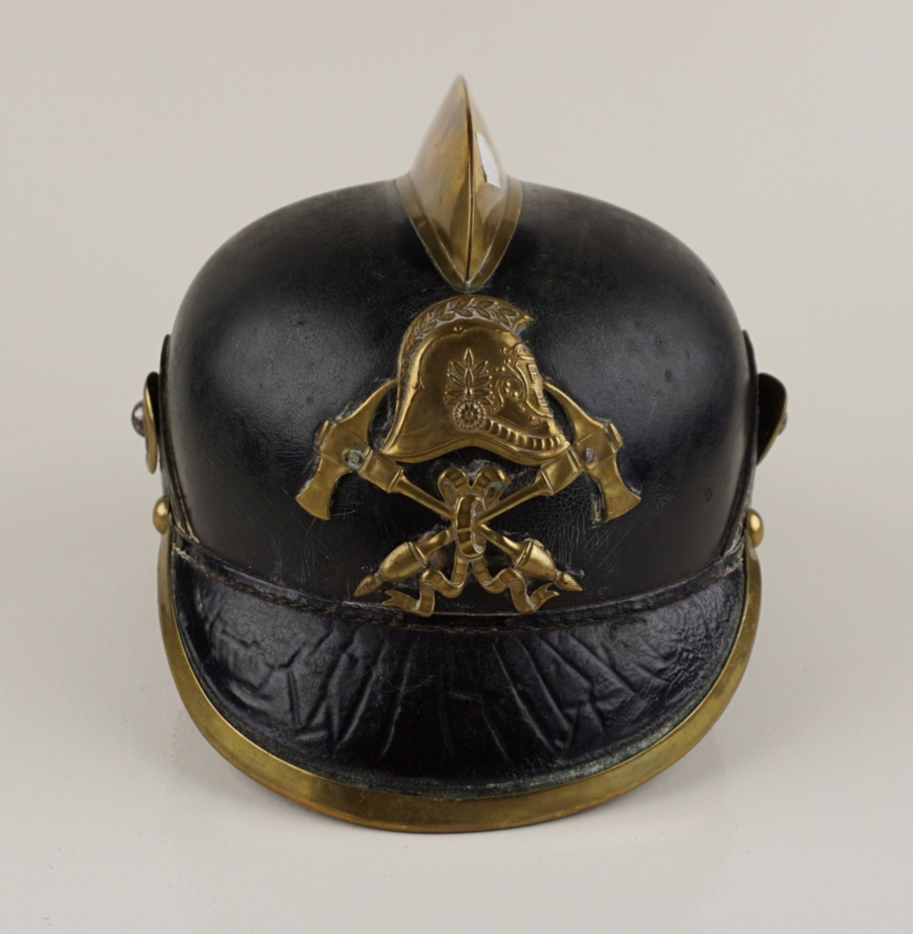 Feuerwehrhelm, um 1900 - Bild 2 aus 4