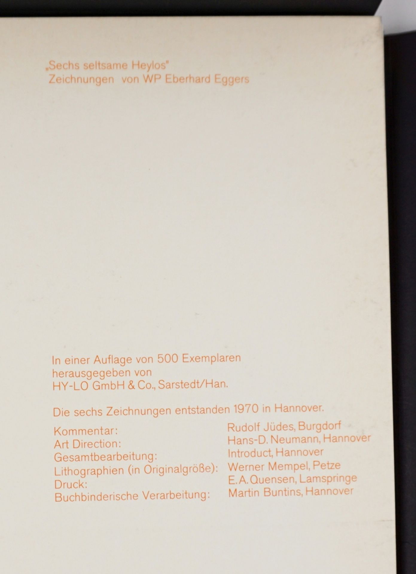 großes Konvolut WP Eberhard Eggers (1939-2004, Hannover), 19 Radierungen - Image 4 of 14