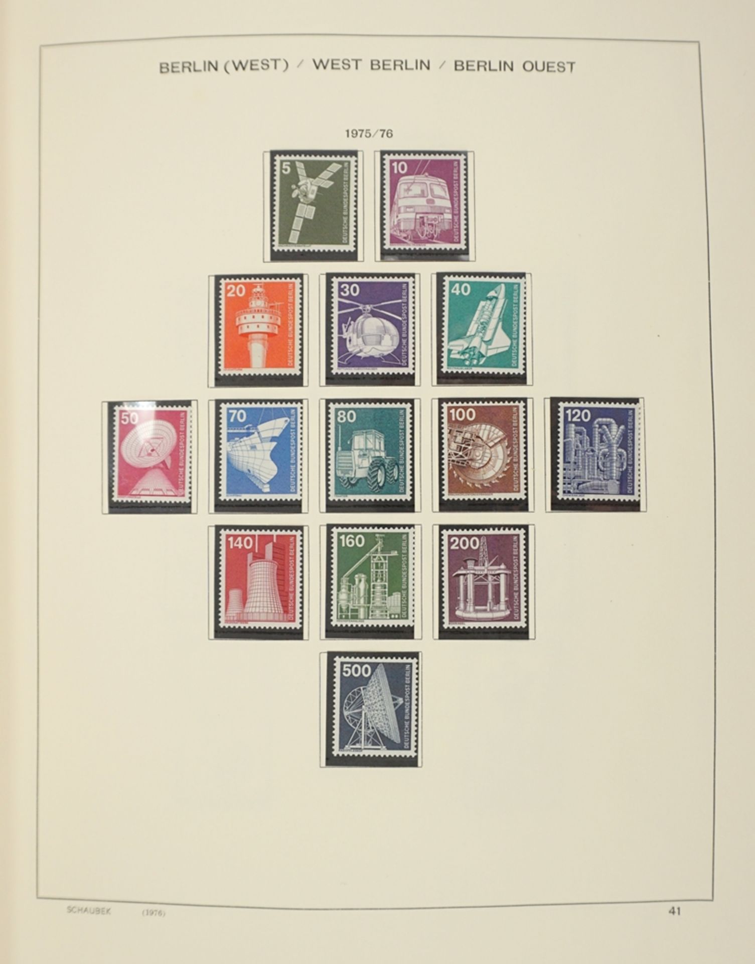 2 Alben Briefmarken BRD, Berlin West 1948-1984 - Bild 5 aus 6