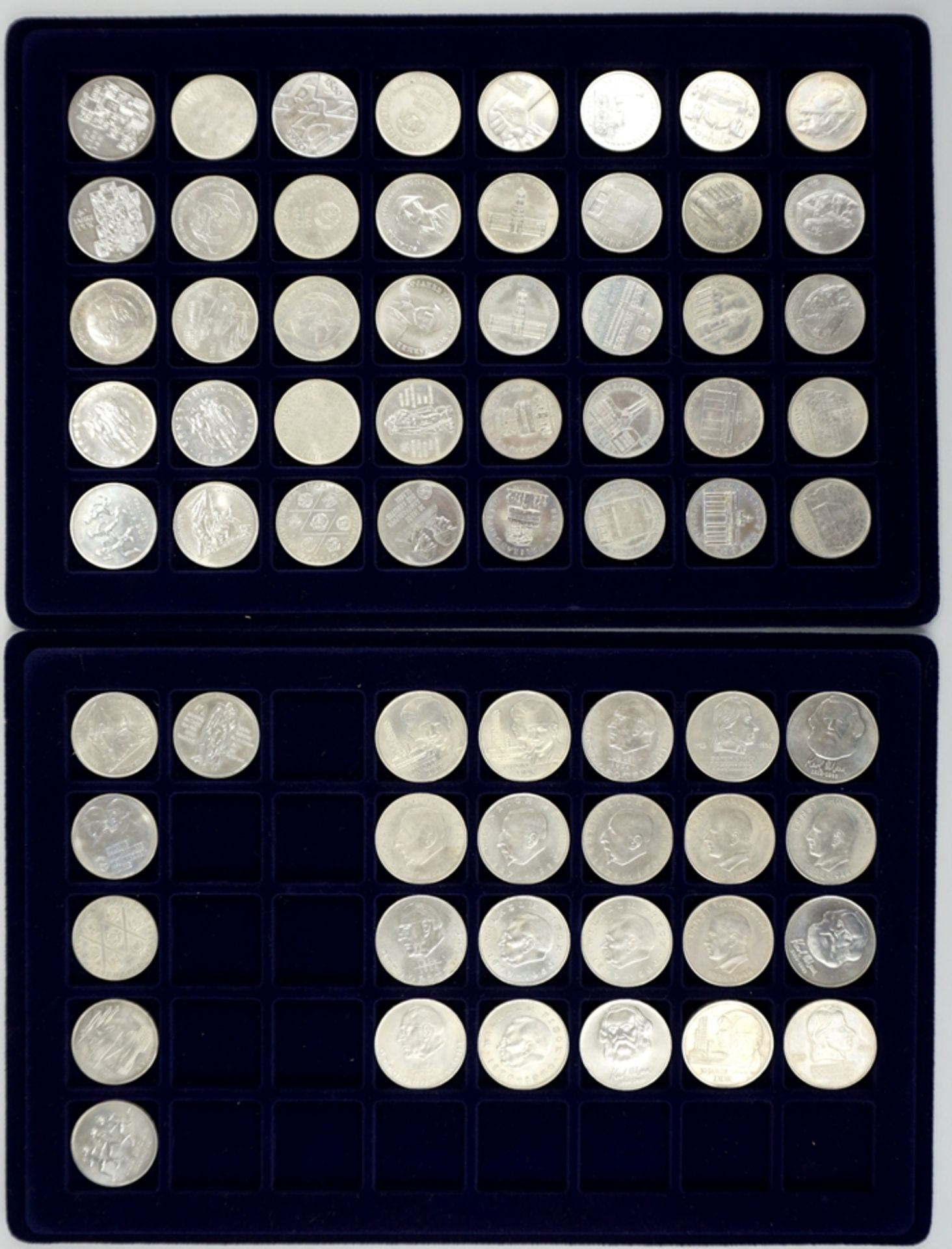 66 DDR Münzen