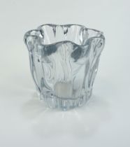 Kunstglasschale, Tapio Wirkkala für Iittala, sog. "Baumstumpf" / "Stump of a Tree Art", Entwurf 195