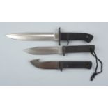 3 Outdoormesser Cold Steel Master Hunter Plus, OSS und SRK