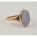 Opalring, 585er Gold