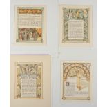 Alphonse Mucha, 4 Illustrationen zu Isea von Robert de Flers