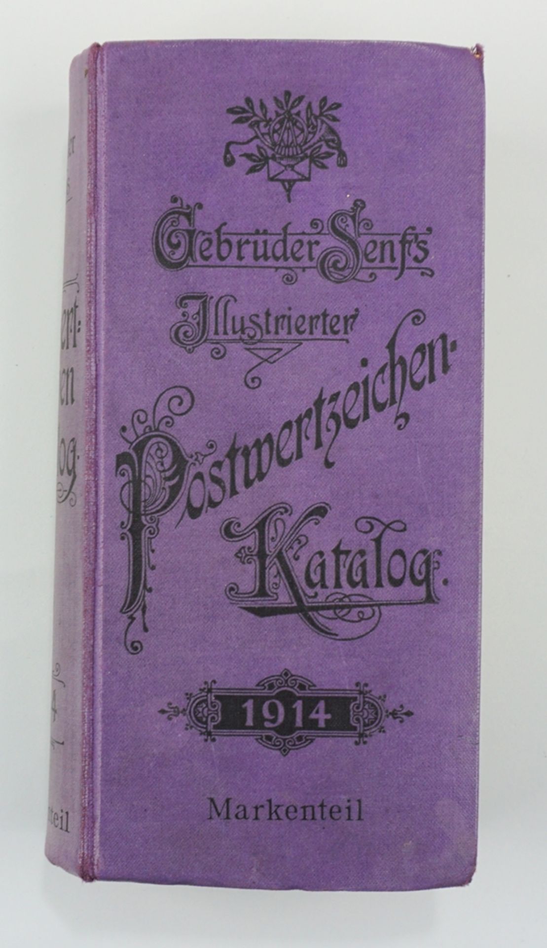 Sammlung Dt.Reich 1873-1944, dazu Postwertzeichen Katalog der Gebr. Senf's 1914 - Bild 4 aus 4