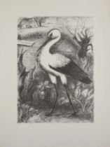 Hildegard Gerbeth (*1934, Berlin-?), "Storch", 1979