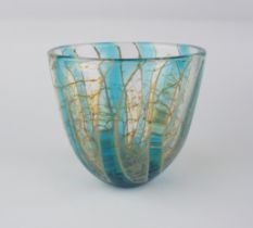 Schale, Mdina Glass, Malta, 1970er Jahre