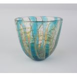 Schale, Mdina Glass, Malta, 1970er Jahre