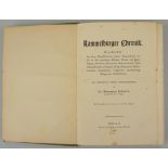 Rammelburger Chronik, Dr.Hermann Schotte, Halle a.Saale, 1906