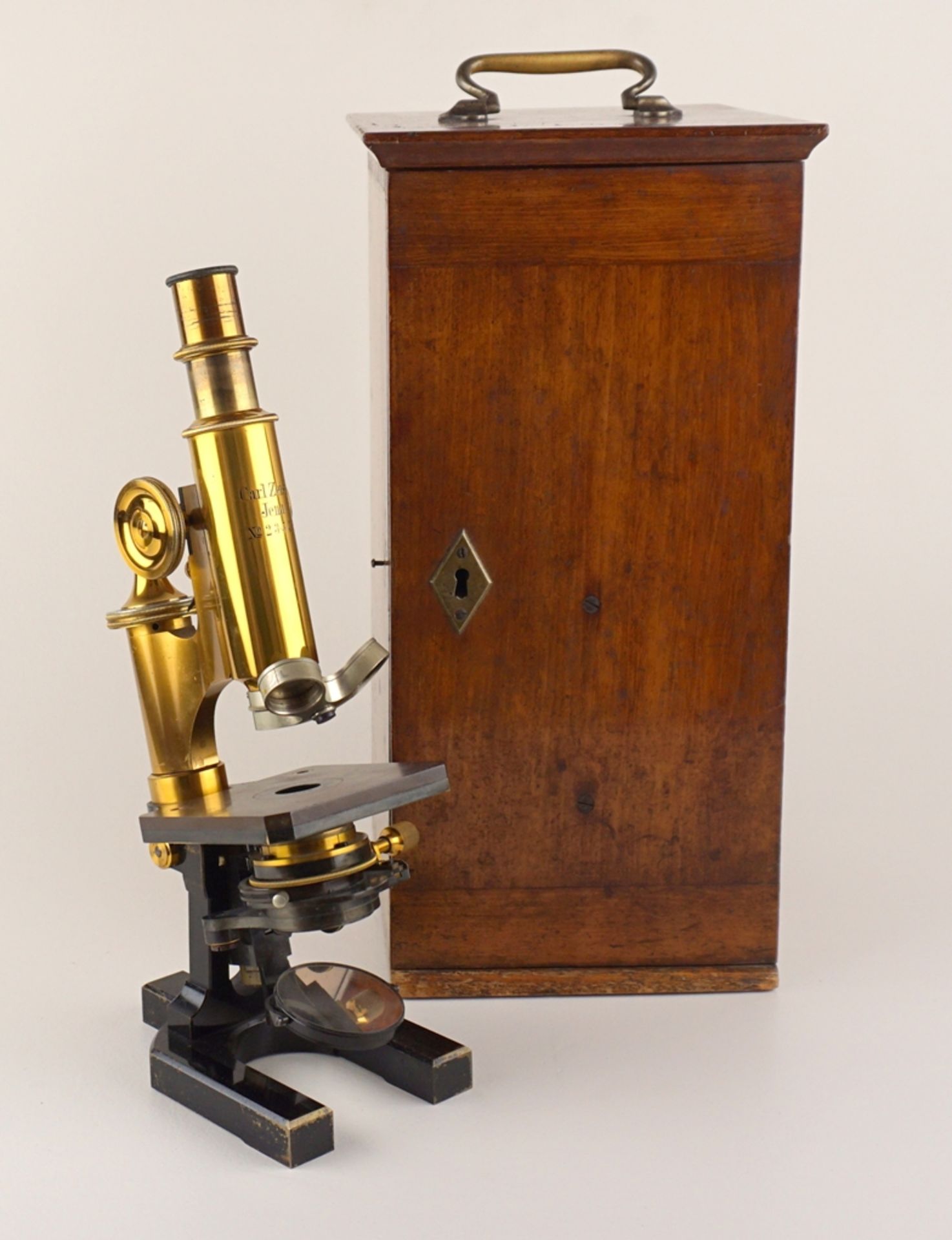 Mikroskop, Carl Zeiss, Jena, um 1890
