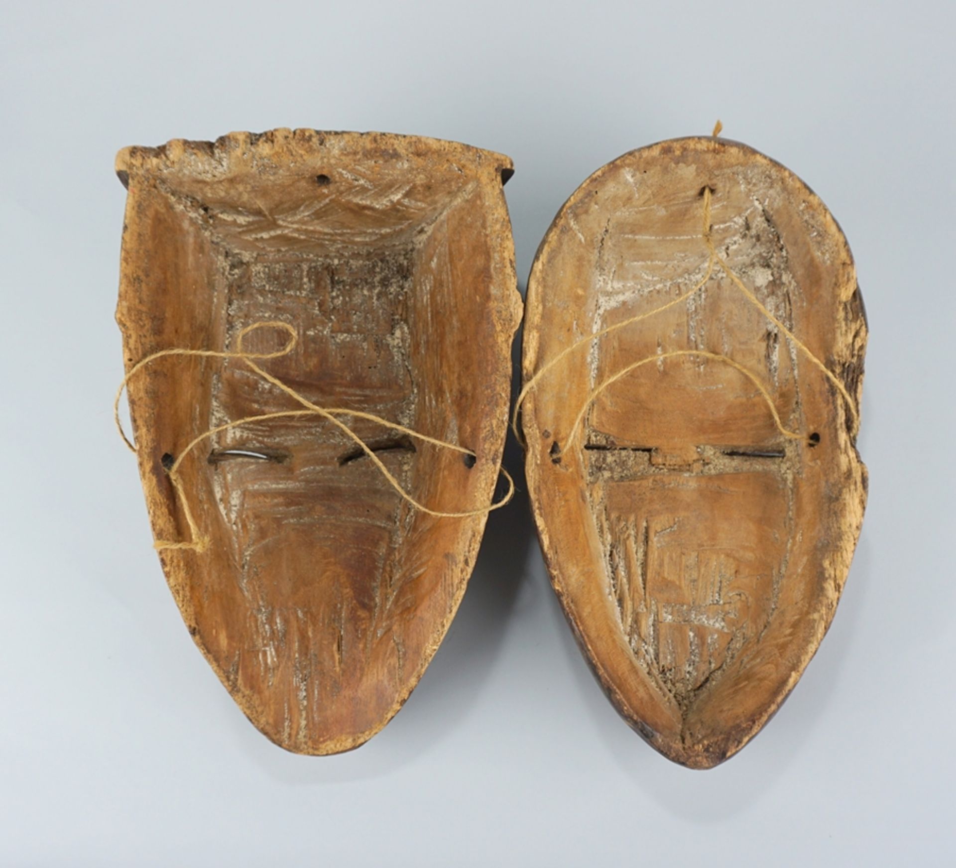 2 Masken, wohl Elfenbeinküste - Image 2 of 2