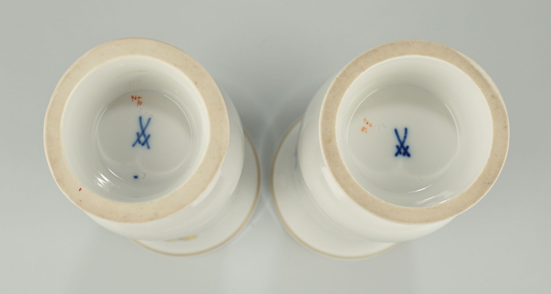 Paar Vasen, Deutsche Blume, Meissen, nach 1934 - Image 3 of 3