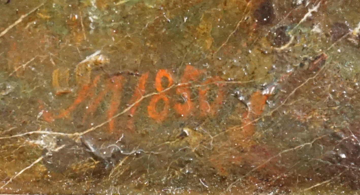 Monogrammist "Gegend bei Fiume", datiert 1850 - Image 3 of 5