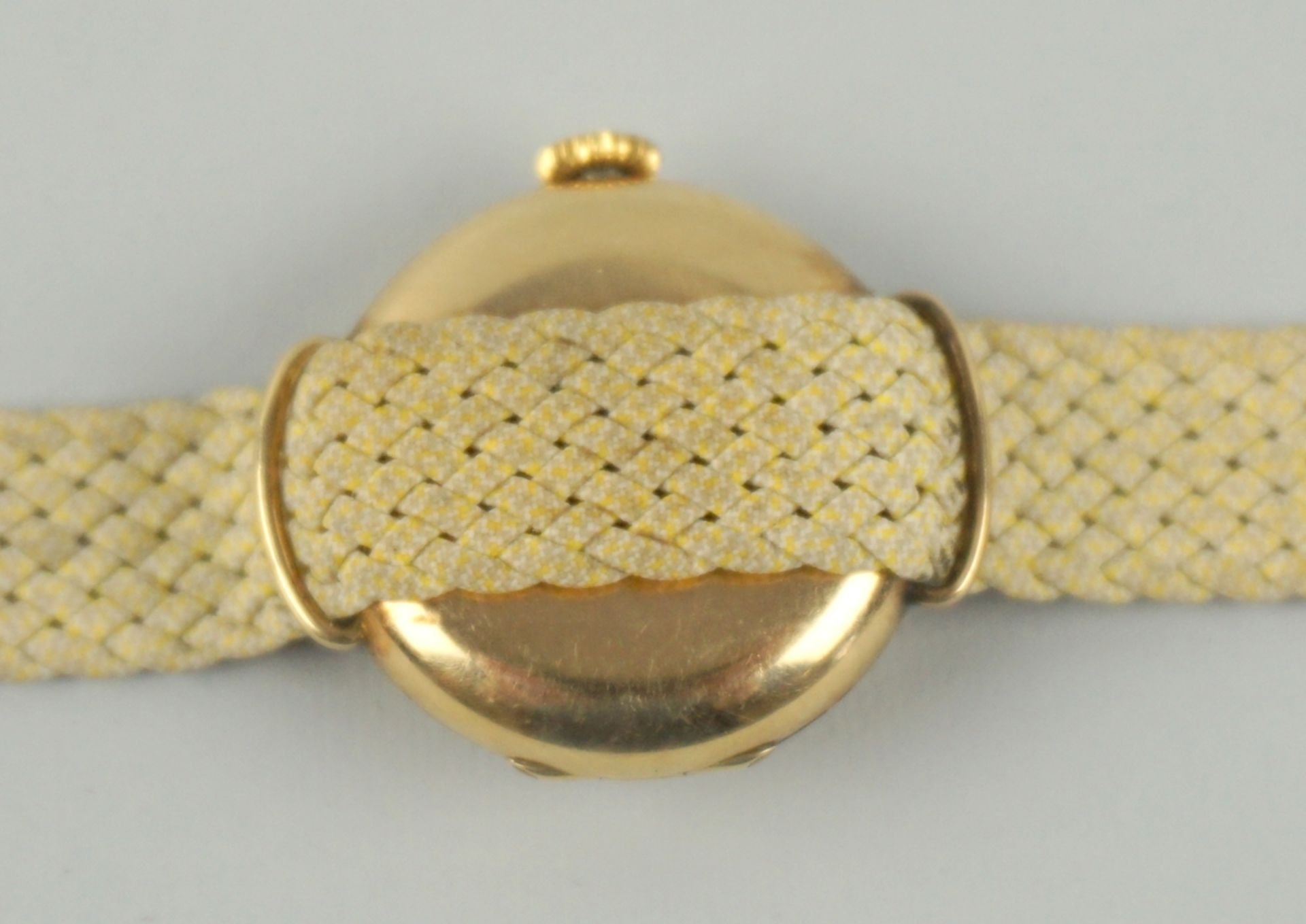 schlicht-elegante Damenarmbanduhr Longines, 1920er Jahre, 585er Gelbgold - Bild 3 aus 3