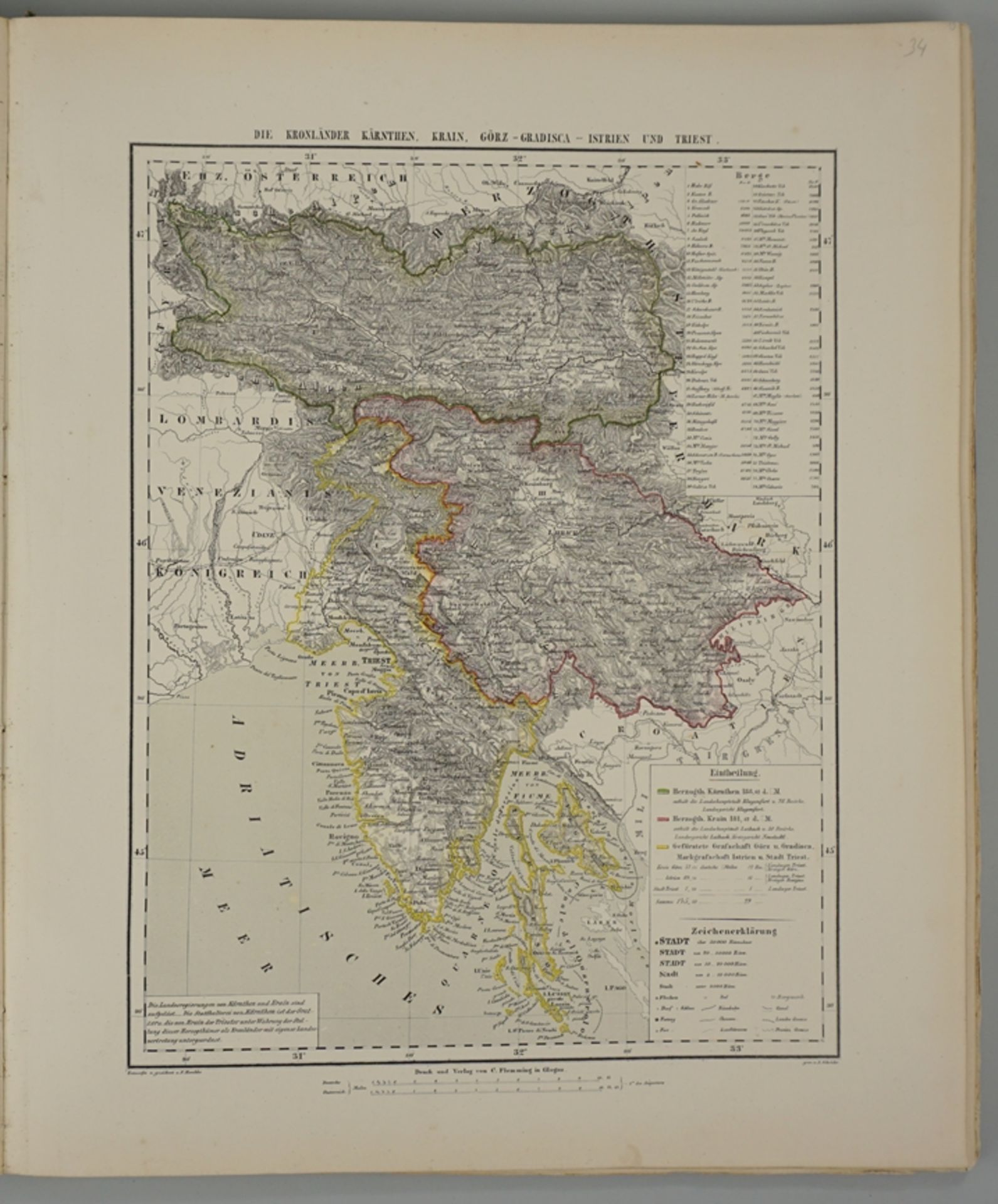 Sohr-Berghaus HAND-ATLAS der neue Erdbeschreibung in 100 Blättern, 1874 - Image 2 of 3