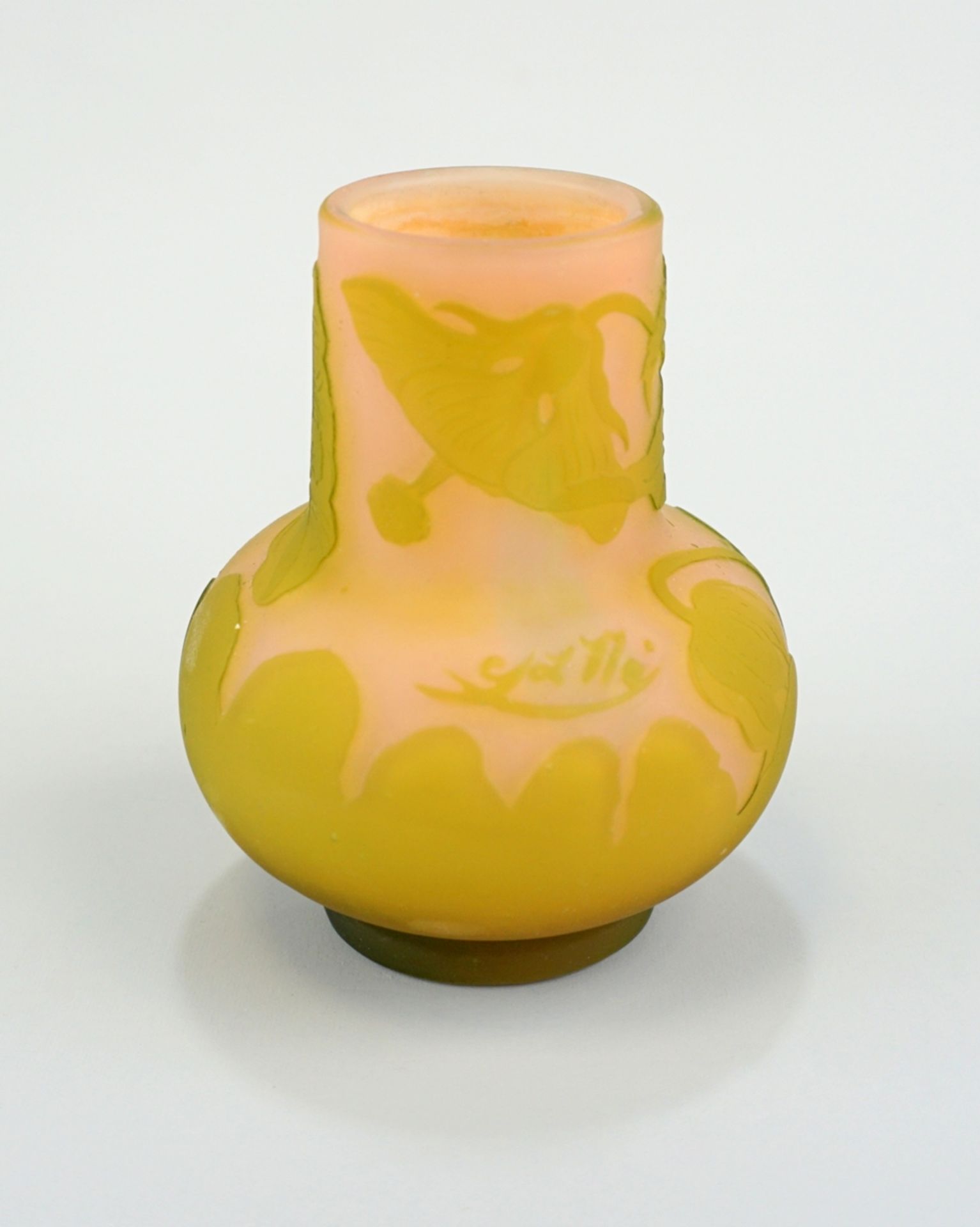 kleine Vase, Emile Gallé (1846-1904), Nancy, um 1906-14 - Bild 2 aus 2