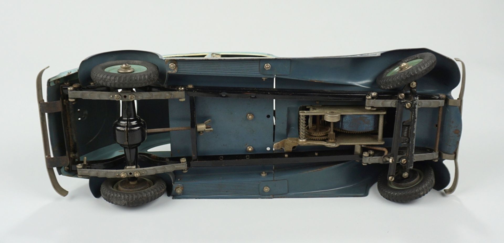 zusammengebaute Stromlinien-Limousine aus Märklin Baukasten-System, 1930er Jahre - Bild 5 aus 7