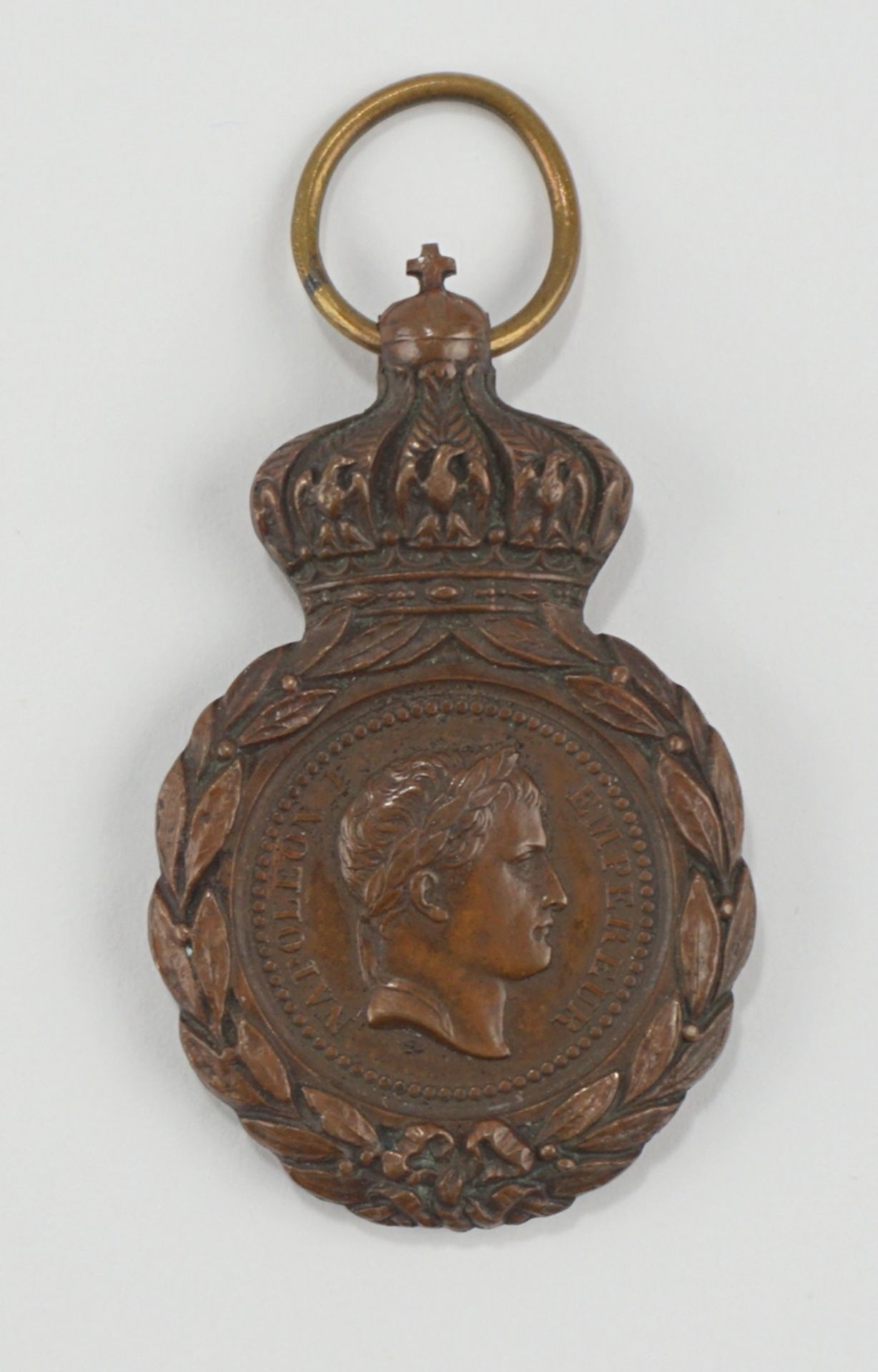 Kriegsdenkmünze Helena-Medaille (Médaille de Sainte-Hélène), Frankreich, Napoleon III, 1857