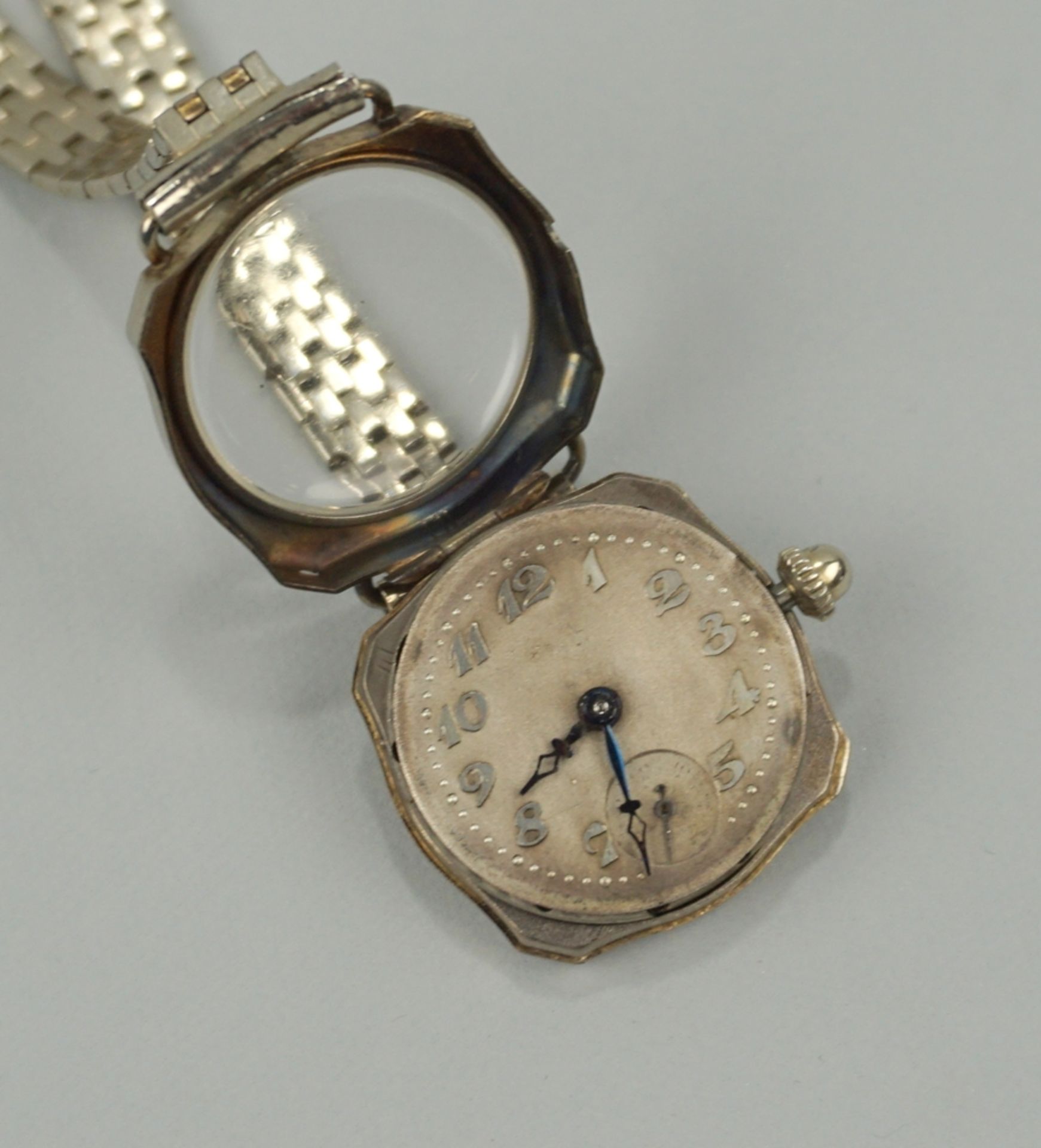 Weißgold-Damenarmbanduhr Movado, Art déco, 1930er Jahre - Image 3 of 3