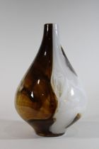Vase, Glas, H.: 33,5 cm. Guter Zustand.