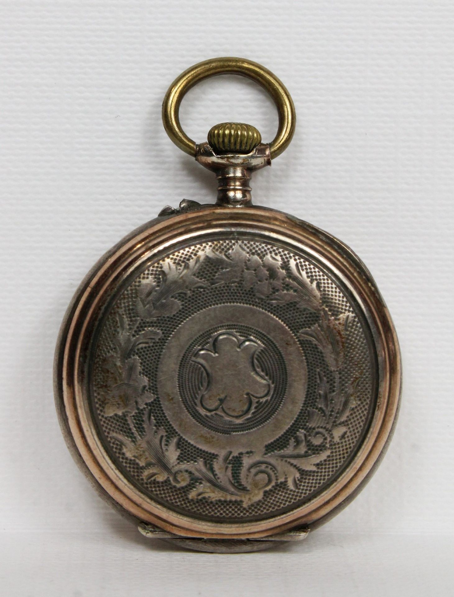 Silberne Damenuhr, 800er Silber, Punze: Halbmond und Krone, Modellnummer: 1724, Gewicht: 23,95 g. G - Bild 2 aus 4