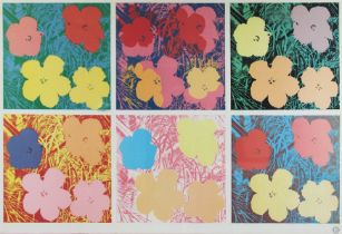 Andy Warhol (amerikanisch, 1928 - 1987), Poster Flower, Lithographie, 1989, Lichtmaß: 77 x 114 cm,