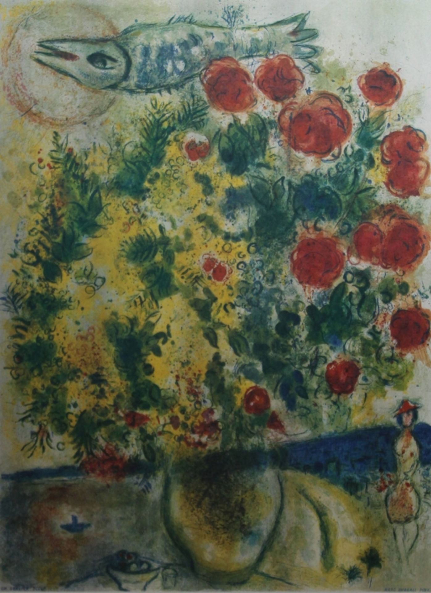 Marc Chagall (belorussisch/französisch, 1887 - 1985), Fünf Multiples: Offenes Fenster, Lichtmaß: 44 - Bild 5 aus 6
