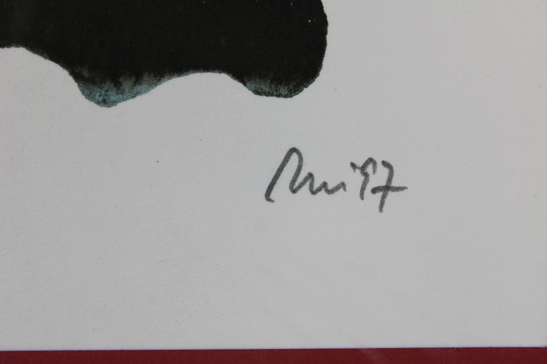 Abstrakte Komposition, 1997, Mischtechnik, unten rechts unleserlich signiert und datiert, Lichtmaß: - Bild 3 aus 3