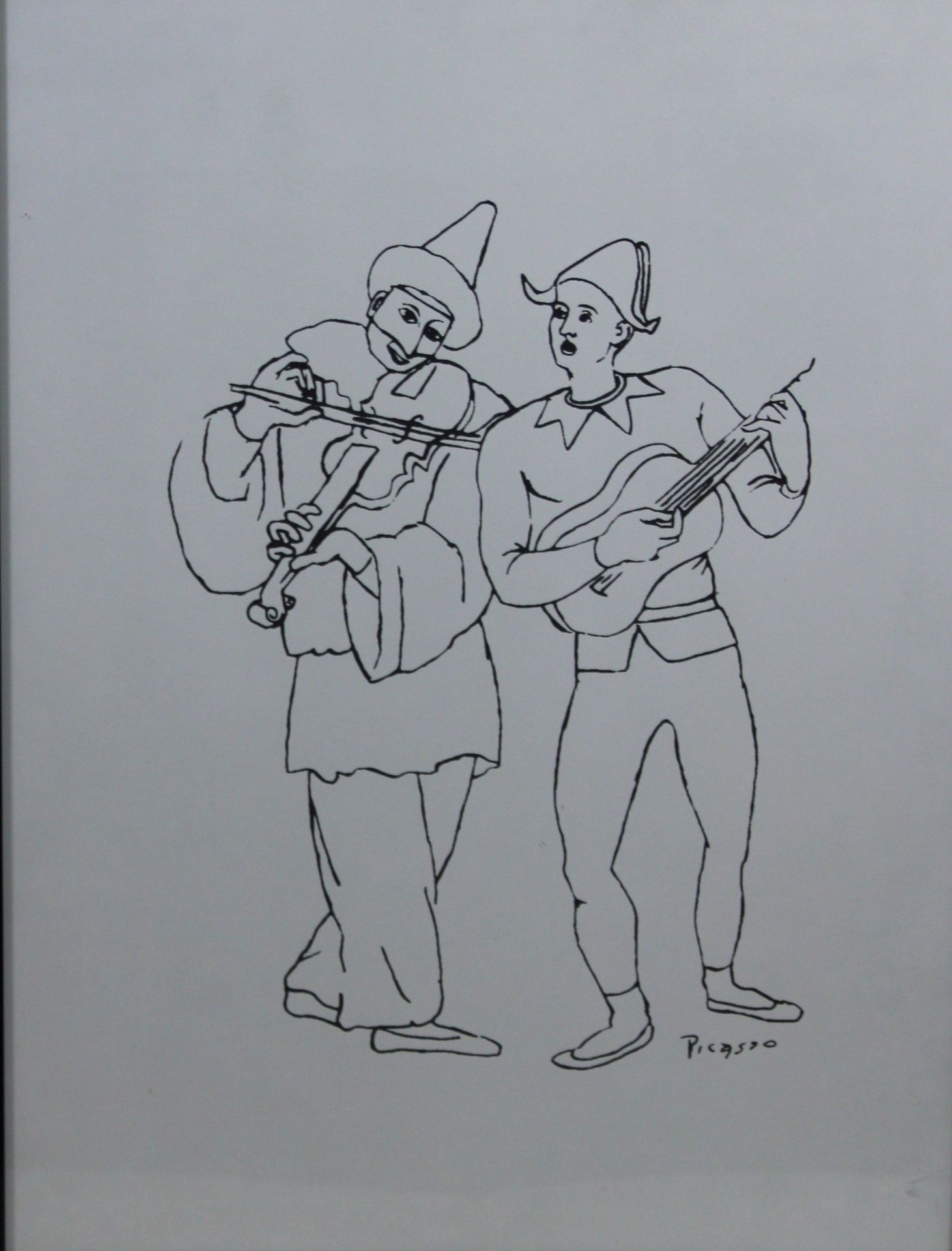Pablo Picasso (spanisch, 1881 - 1973), Fünf Multiples: Ballett Tänzer, Maße: 39 x 29 cm, Pierrot un - Bild 2 aus 9