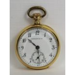 Tiffany Damentaschenuhr, 20 Jh., 750er Gold, Gewicht: 20,91 g. Guter Zustand, Uhr läuft.