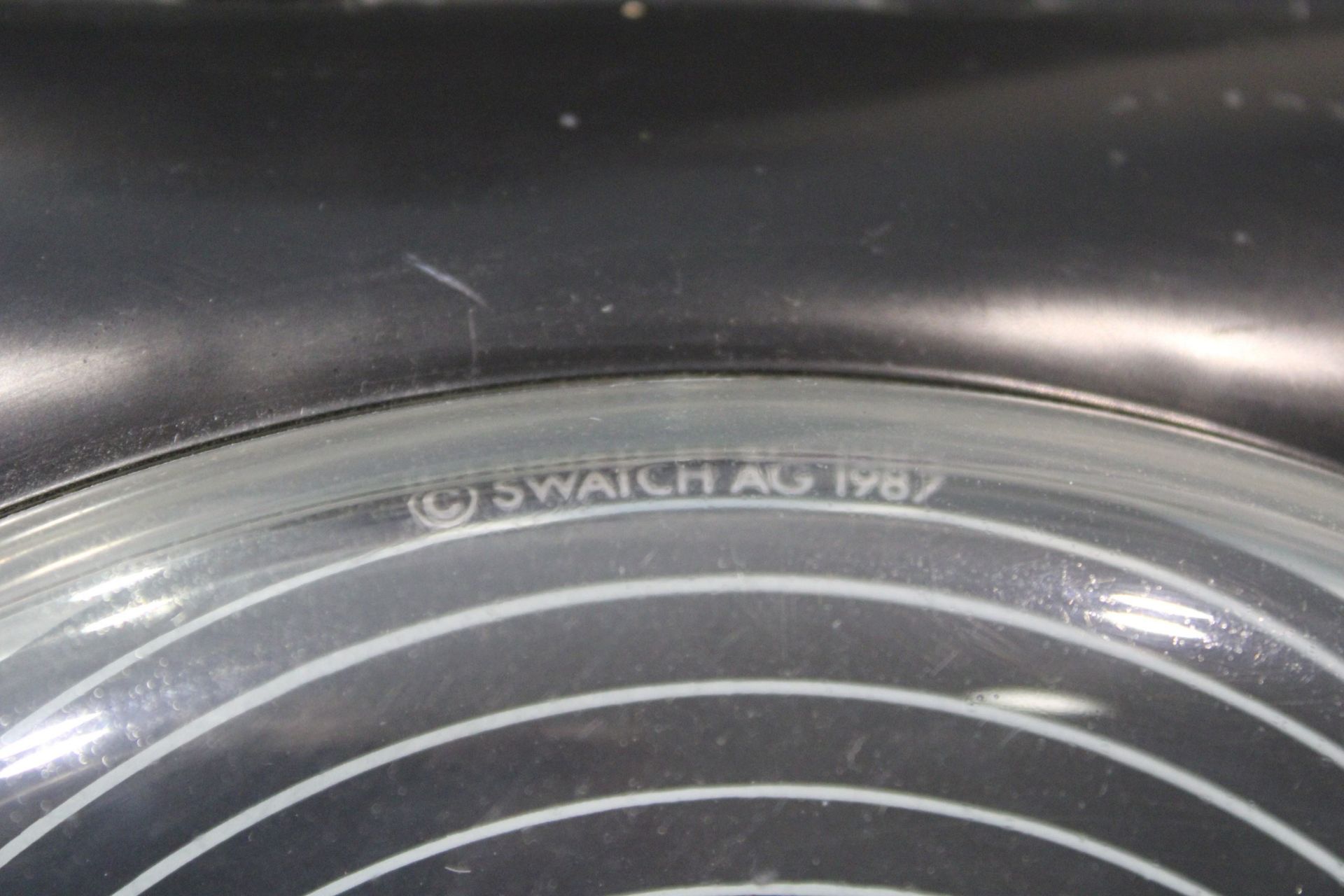Swatch Wanduhr, 1987, Vulcano Maxi, L.: 208 cm. Guter Zustand. - Image 3 of 4