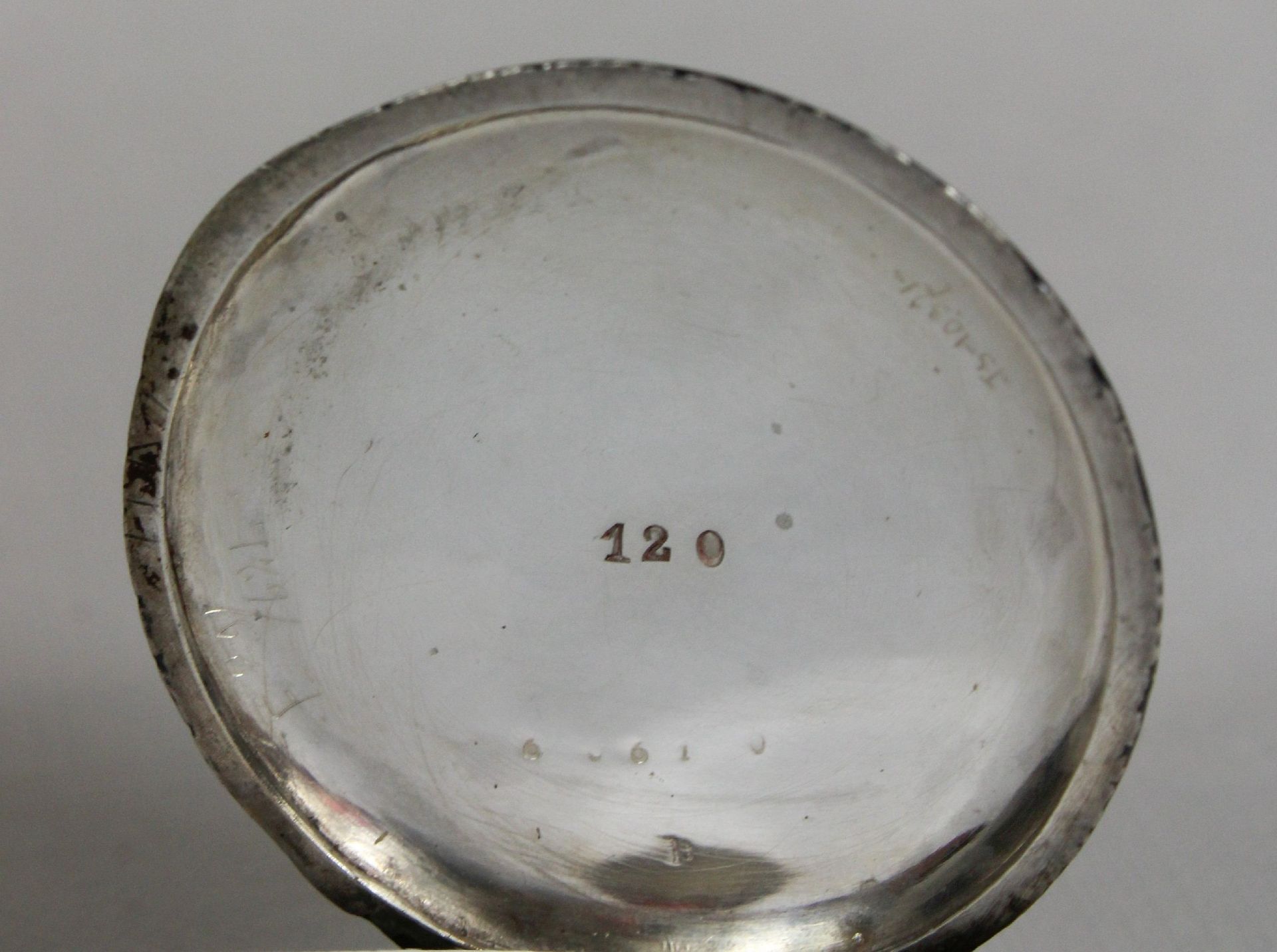Surete Damenuhr, Silber, in Nielotechnick, Modelnummer: 120, Gewicht: 42,21. Guter Zustand, Uhr läu - Bild 4 aus 5