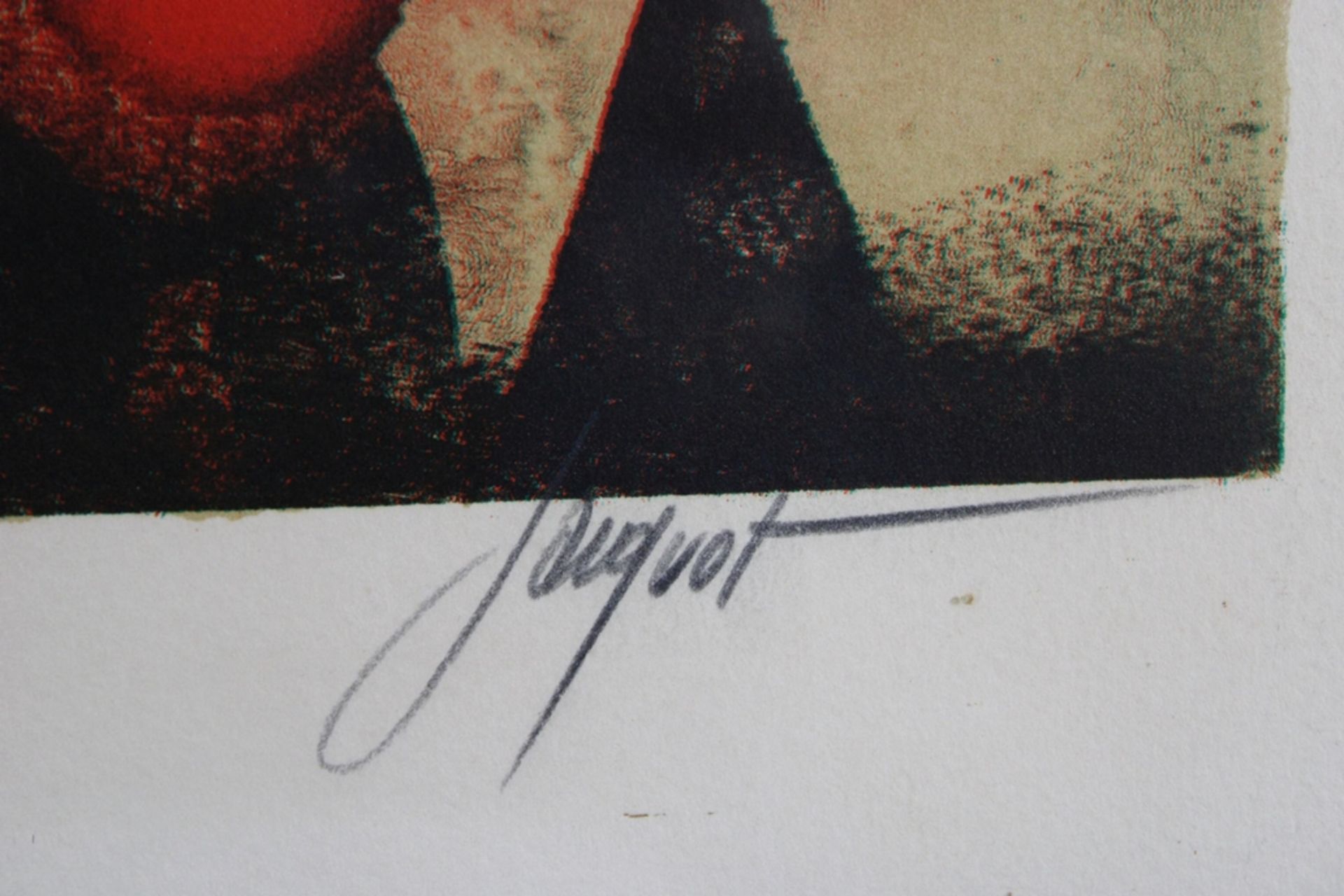 Pierre Jacquot (französisch, 1929 - 2009), Objet volant non identifie, Farblithographie, handsignie - Bild 3 aus 4