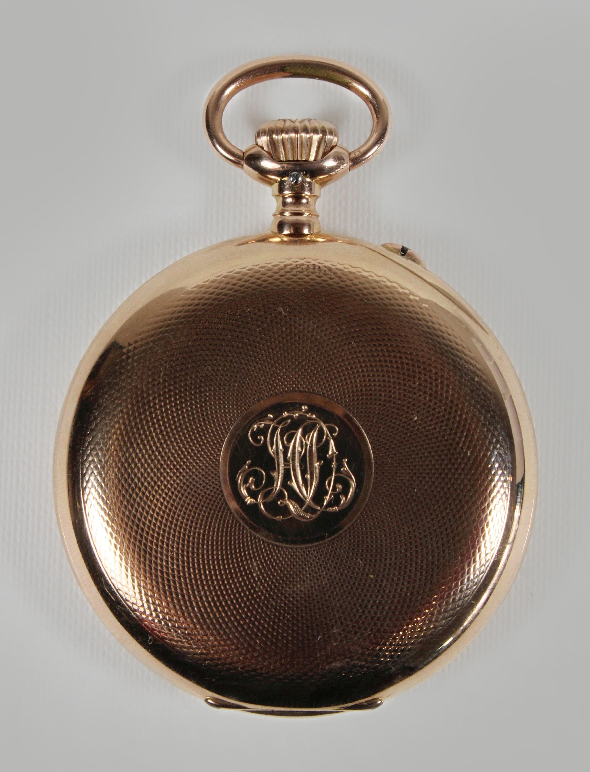 IWC (PROBUS SCAFUSIA ) Herrentaschenuhr, 585er Gold, Reichsgoldstempel, Modellnummer: 475725, Gewic - Image 2 of 4
