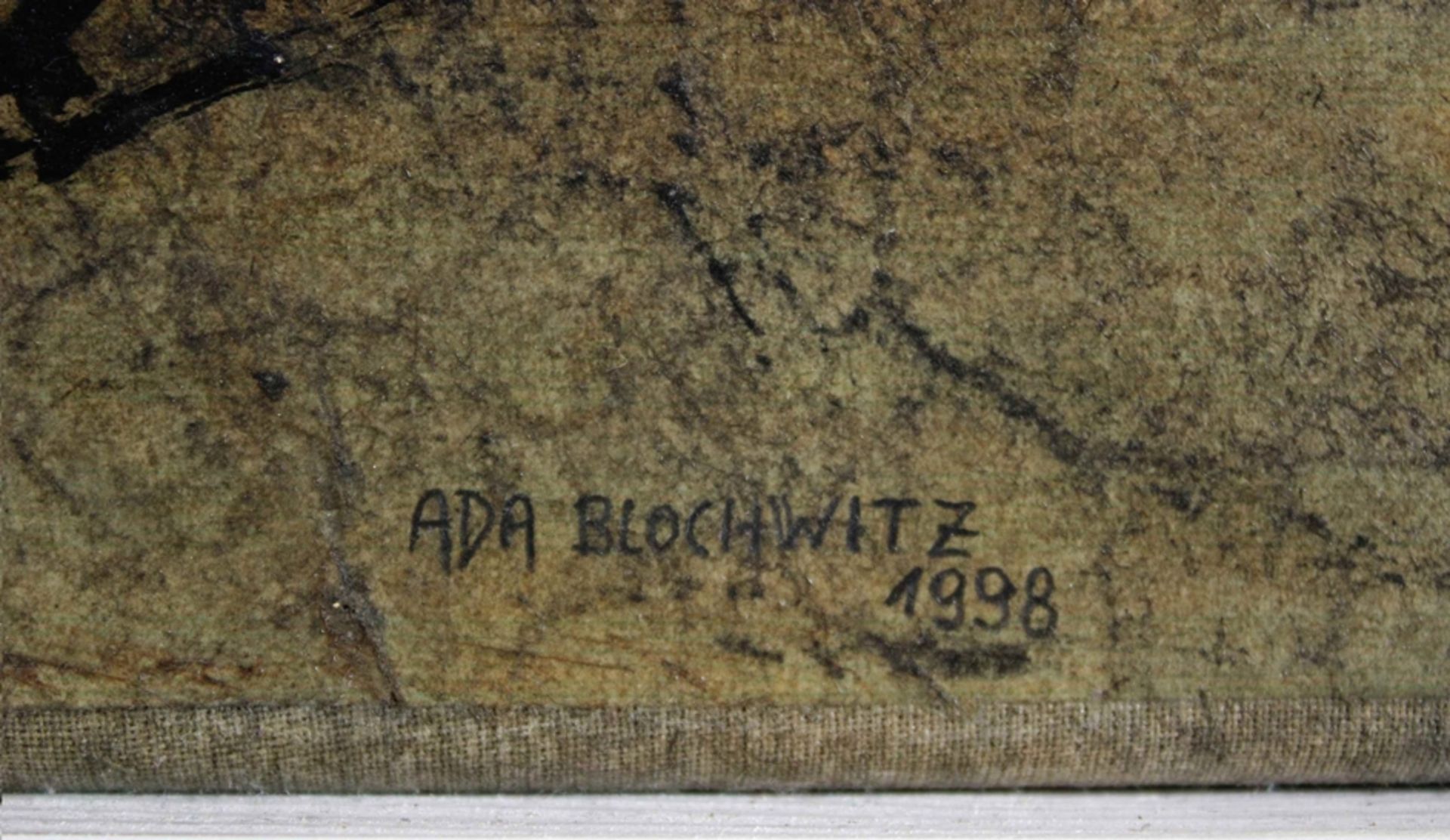 Ada Blochwitz (niederländisch, geb. 1952), Kiwi, 1998, Öl auf Leinwand, unten rechts signiert und d - Image 4 of 4