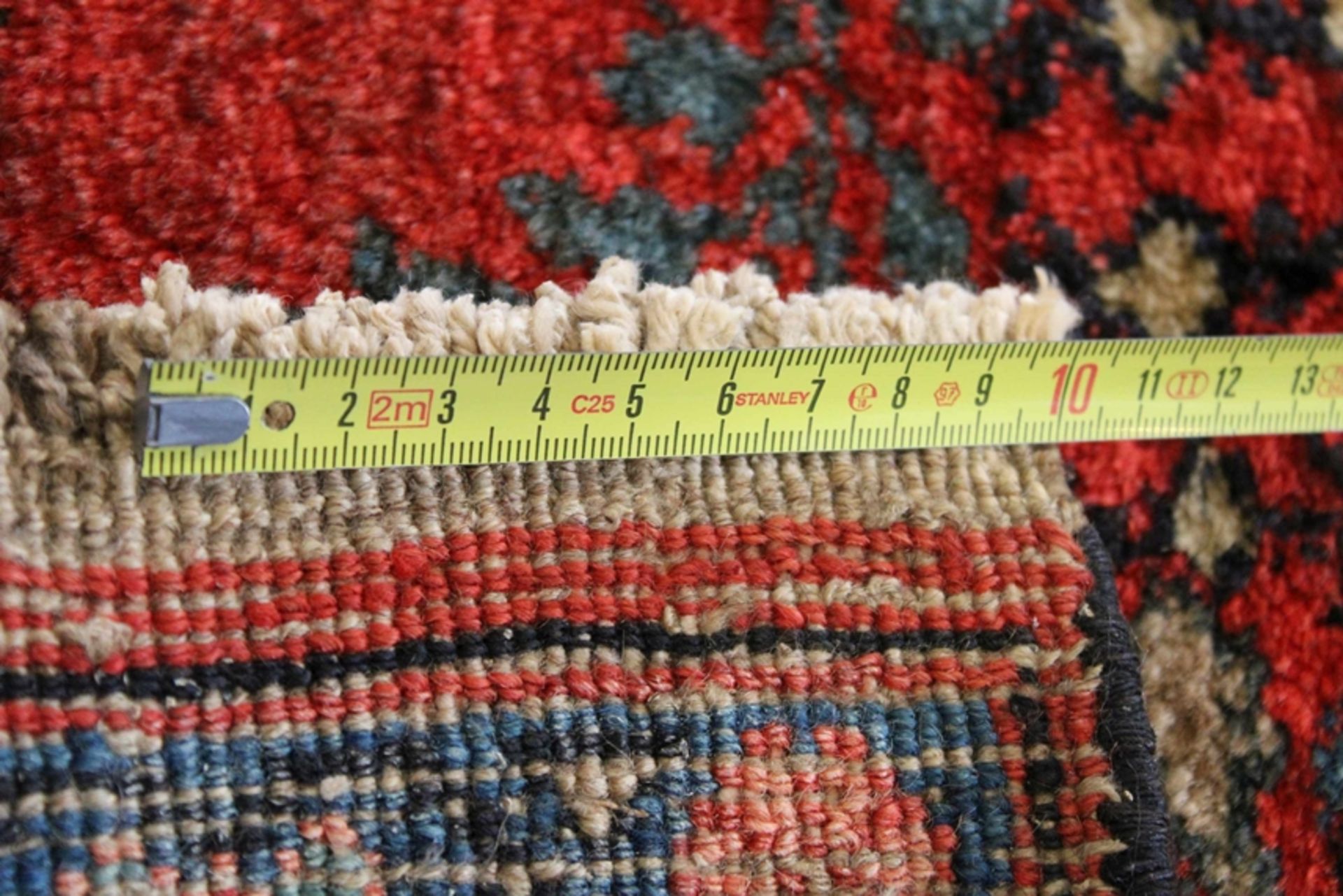 Kermanshah-Teppich, Maße: 140 x 189 cm. Guter Zustand, Abnutzungsspuren am Rand. - Bild 3 aus 3