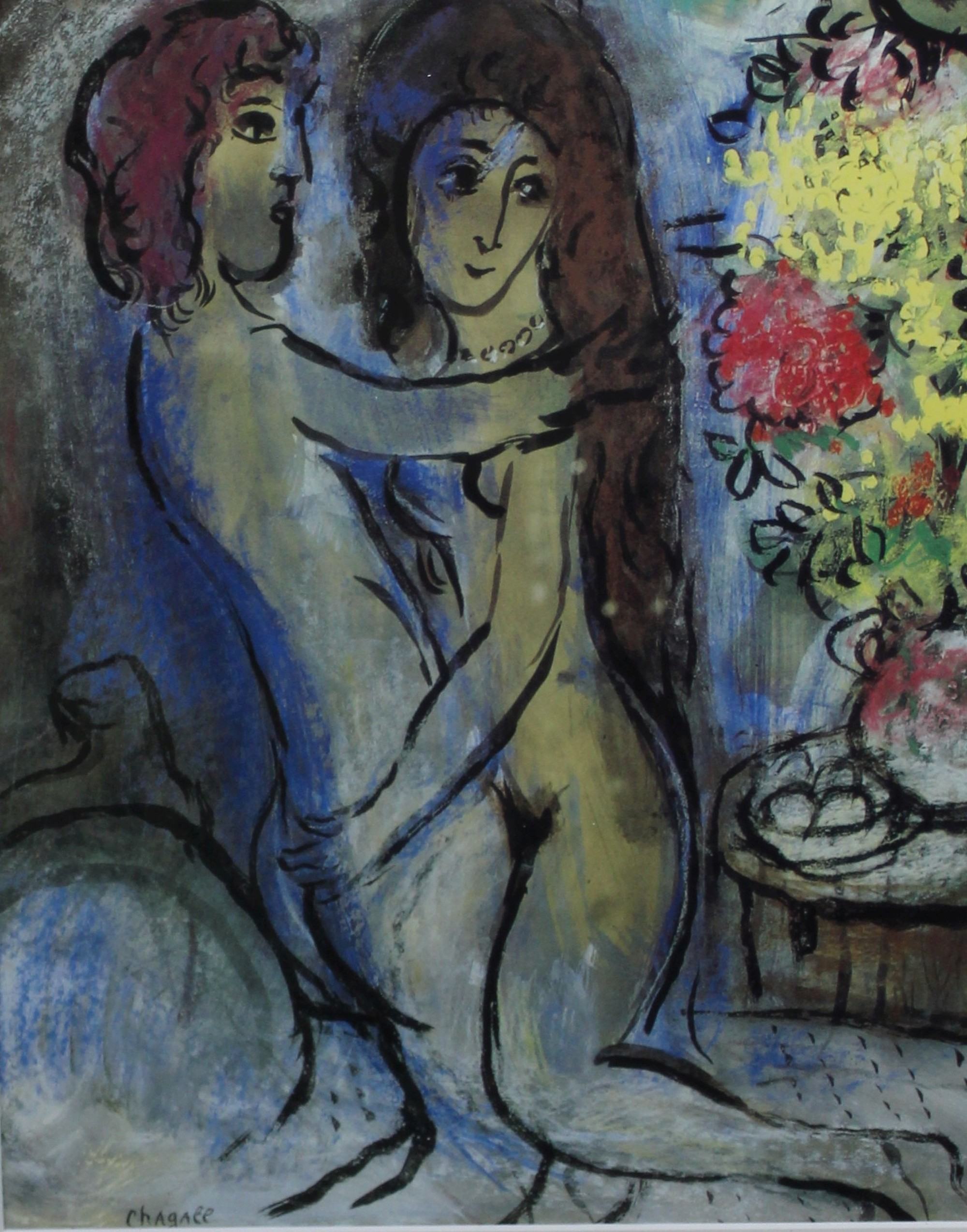 Marc Chagall (belorussisch/französisch, 1887 - 1985), Fünf Multiples: Offenes Fenster, Lichtmaß: 44 - Image 6 of 6