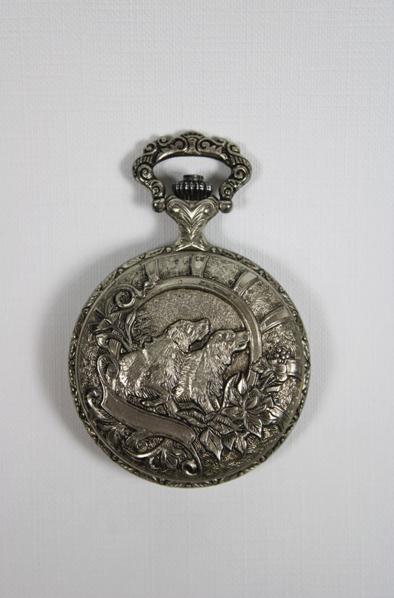 Taschenuhr, Spendid, Darstellung: Jagdszene, Durchmesser ohne Krone: 5 cm. Guter altersbedingter Zu - Image 3 of 3