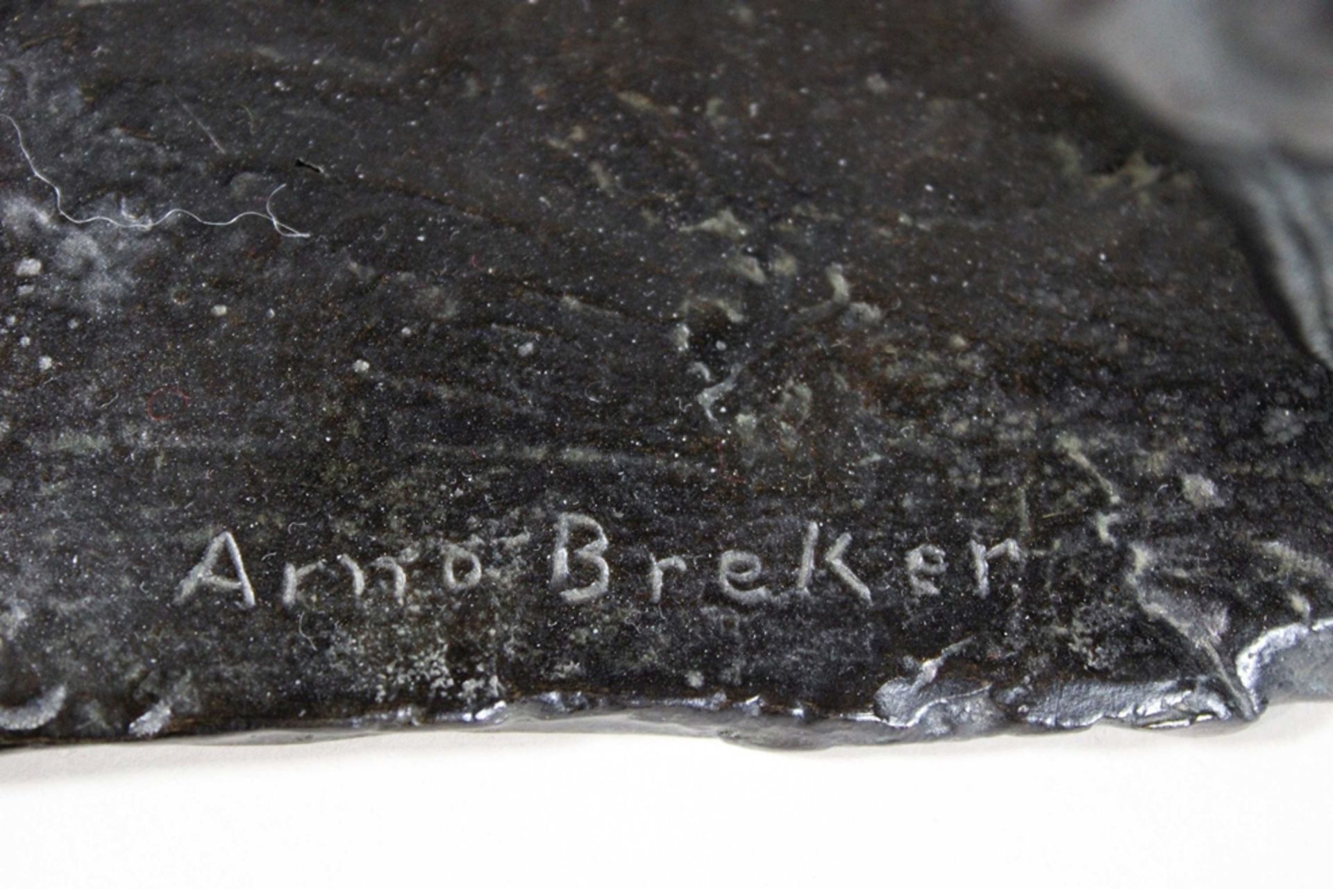 Arno Breker (deutsch, 1900 - 1991), Pferd, 1939, Bronze, dunkel patiniert, signiert, Auflage: 50, G - Bild 2 aus 4