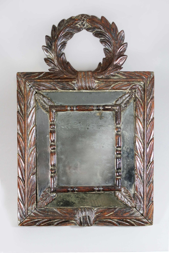 Spiegel mit Wandleuchten, Louis XIV, Frühe 18. Jh., Frankreich, originale Fassung wie original - Image 2 of 3