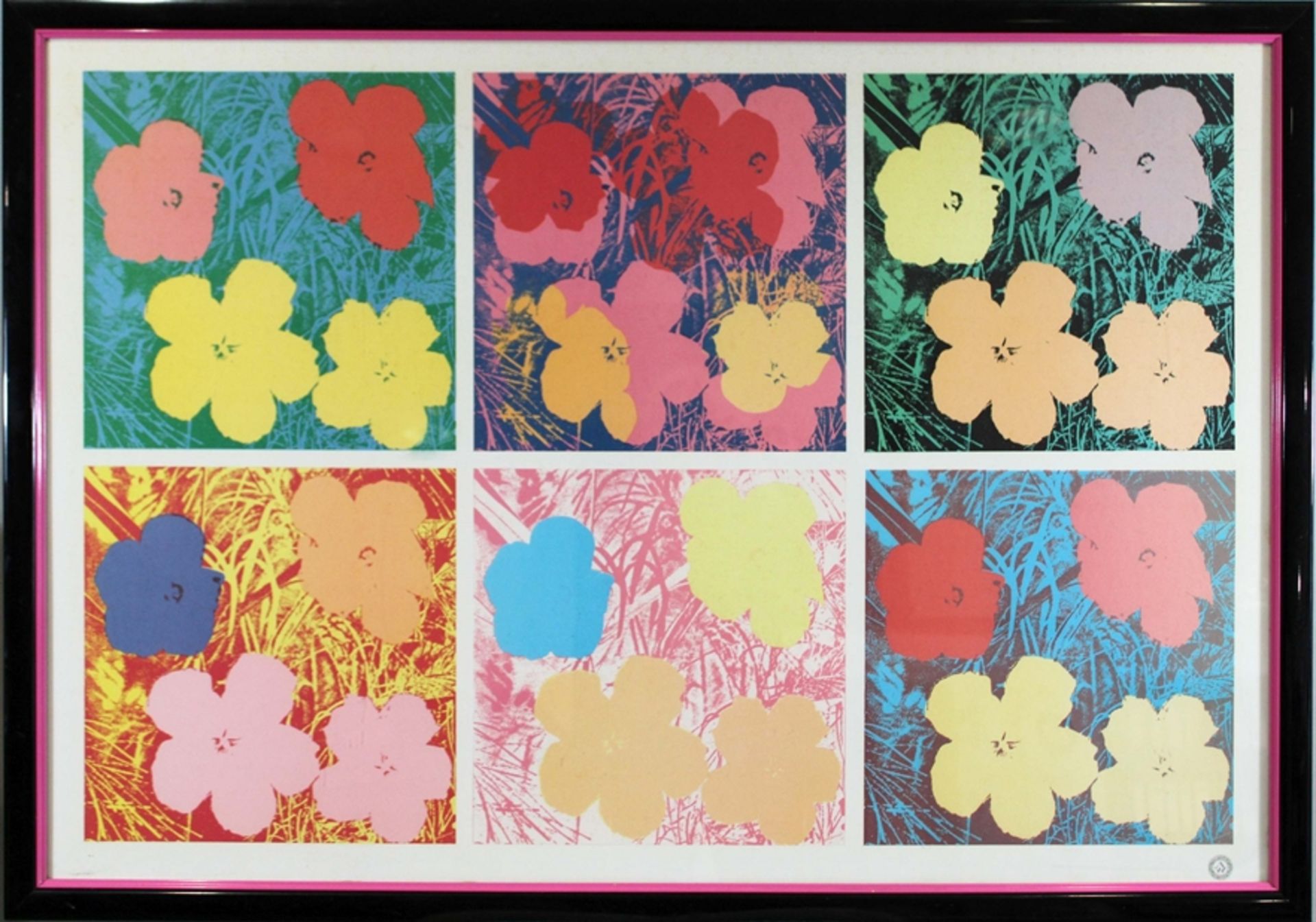 Andy Warhol (amerikanisch, 1928 - 1987), Poster Flower, Lithographie, 1989, Lichtmaß: 77 x 114 cm, - Bild 2 aus 3
