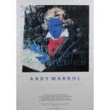Andy Warhol (amerikanisch, 1928 - 1987), Plakat, Ludwig van Beethoven, Musikfestival 1989, Lichtmaß